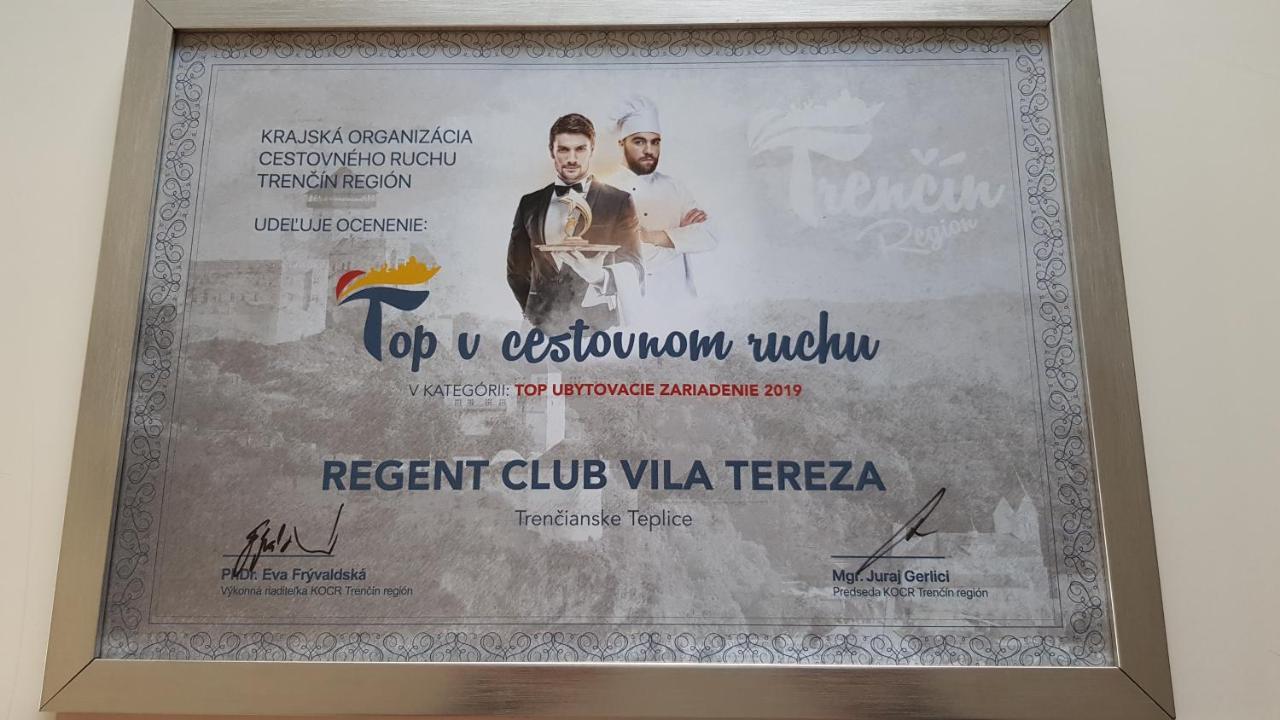 Hotel Regent Club Vila Tereza Trenczyńskie Cieplice Zewnętrze zdjęcie